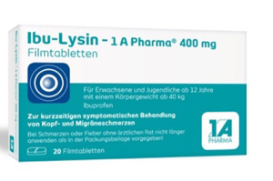 IBU-LYSIN 1A Pharma 400 mg film kaplı tablet, 20 adet
