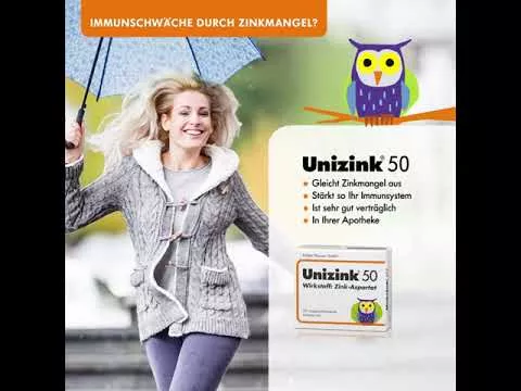 Unizinc 50 tablet, 100 adet hakkında video
