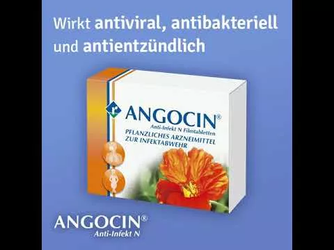 ANGOCIN Enfeksiyon önleyici N film kaplı tabletler, 100 adet hakkında video