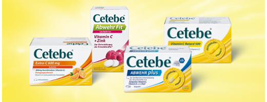CETEBE C vitamini sürekli salımlı kapsül 500 mg, 30 adet
