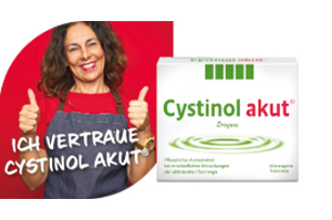 CYSTINOL akut kaplı tabletler, 100 adet