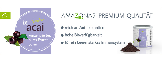 ACAI Taşıyıcı içermeyen %100 organik toz, 80 g