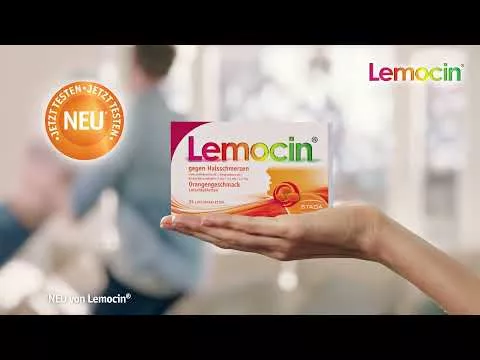 Boğaz ağrısı için Lemocin®, portakal aromalı, 24 adet hakkında video