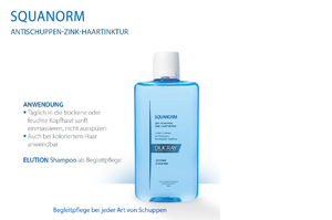 DUCRAY SQUANORM Kepek önleyici çinko saç tentürü, 200 ml