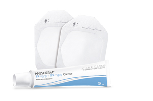 ANESDERM 25 mg/g + 25 mg/g krem + 2 flaster, 5 g