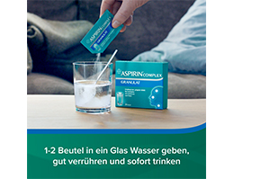 ASPIRIN COMPLEX Btl.w.Gran.z.Herst.e.Susp.z.Einn., 20 adet