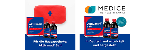 AKTIVANAD Meyve suyu, 2X500 ml