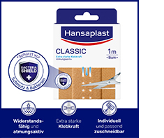 HANSAPLAST Klasik alçı 8cm x1 m, 1 adet