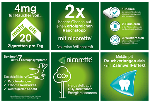 NICORETTE 2 mg taze meyveli sakız, 210 adet