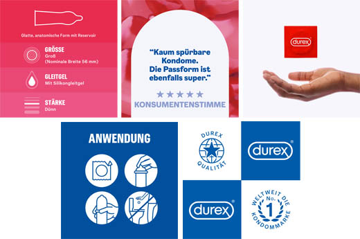 DUREX Hassas klasik prezervatifler, 20 adet