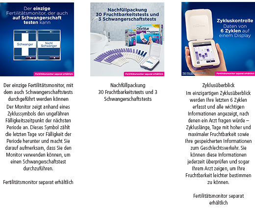 CLEARBLUE Doğurganlık Monitörü test şeritleri 30+3, 33 adet