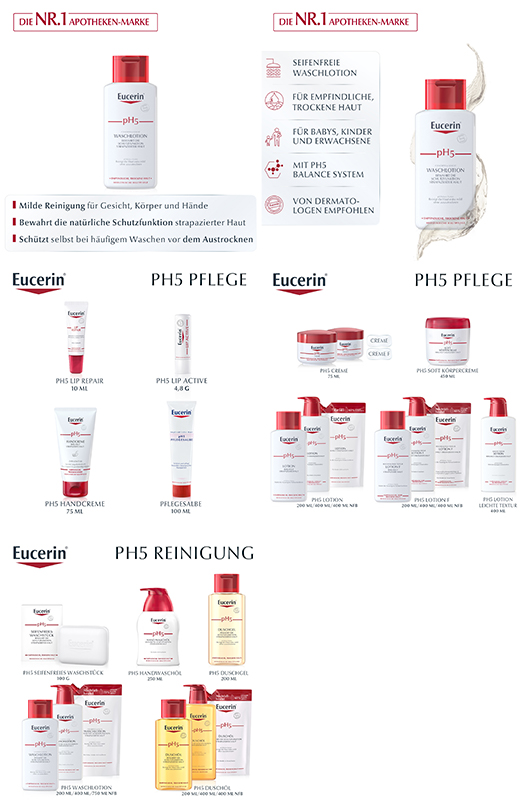 EUCERIN pH5 hassas ciltler için yıkama losyonu, 200 ml