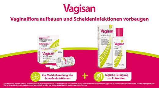 VAGISAN ProbioFlora laktik asit bakterileri vajinal kapsülleri, 8 adet