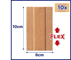 HANSAPLAST Elastik plasterler 6 cmx1 m, 1 adet
