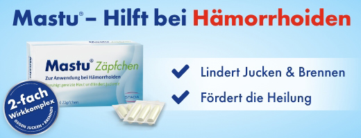 MASTU Hemoroid fitilleri, 10 adet