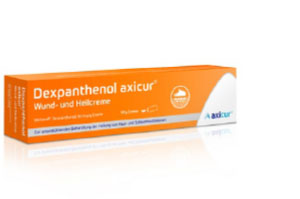 DEXPANTHENOL axicur yara ve iyileştirici krem 50 mg/g, 20 g