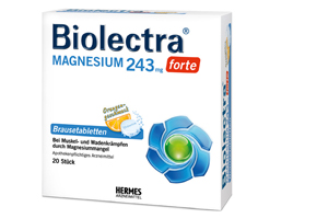 BIOLECTRA Magnezyum 243 mg forte Turuncu efervesan tablet, 40 adet