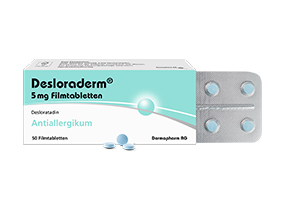 DESLORADERM 5 mg film kaplı tabletler, 50 adet