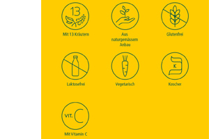 RICOLA m.Z.Beutel Ekinezya Ballı Limonlu Bonbonlar, 75 g