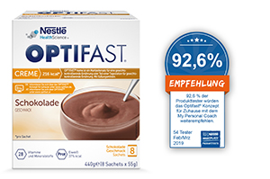OPTIFAST Krem çikolata tozu, 8X55 g