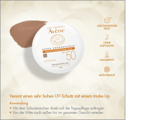 AVENE Kompakt güneş kremi SPF 50 altın, 10 g