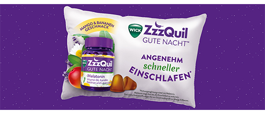 WICK ZzzQuil Good Night Mango & Muz, 30 adet