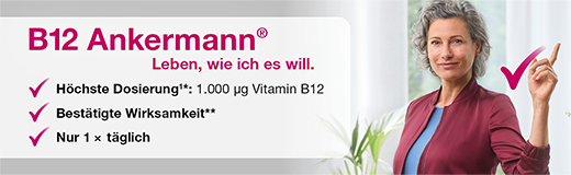 B12 ANKERMANN kaplı tabletler, 50 adet