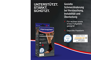 HANSAPLAST Spor ayak bileği desteği M beden, 1 adet