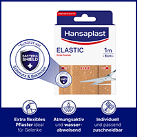 HANSAPLAST Elastik plasterler 8 cmx1 m, 1 adet