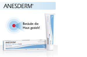 ANESDERM 25 mg/g + 25 mg/g krem + 2 flaster, 5 g