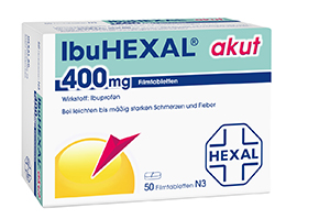 IBUHEXAL akut 400 film kaplı tablet, 50 adet