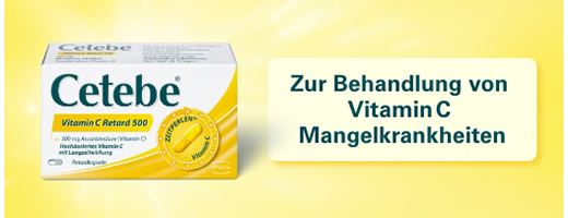 CETEBE C vitamini sürekli salımlı kapsül 500 mg, 30 adet