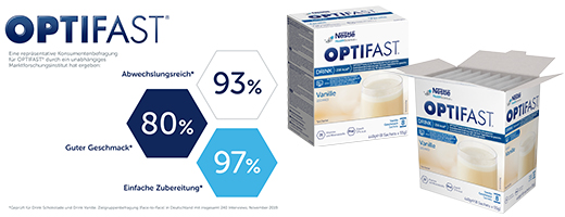 OPTIFAST ev kreması vanilya tozu, 8X55 g
