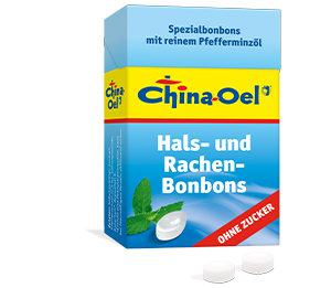 CHINA ÖL Şekersiz boğaz ve öksürük pastilleri, 40 g
