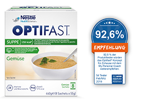 OPTIFAST Çorba Sebze Tozu, 8X55 g