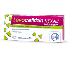 alerjiler içinLEVOCETIRIZIN HEXAL 5 mg film kaplı tabletler, 100 adet