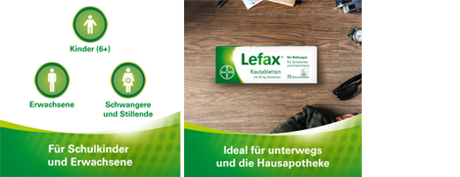LEFAX Çiğneme tabletleri, 20 adet