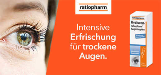 HYALURON-RATIOPHARM Göz damlası, 10 ml