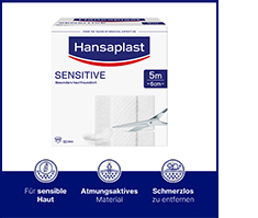 HANSAPLAST Hassas plasterler 6 cmx5 m rulo, 1 adet