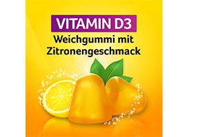 VIGANTOLVIT 2000 I.U. Vitamin D3 yumuşak sakızlar, 60 adet