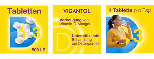 VIGANTOL 500 I.U. Vitamin D3 Tablet, 50 Kapsül