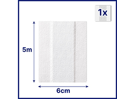 HANSAPLAST Hassas plasterler 6 cmx5 m rulo, 1 adet