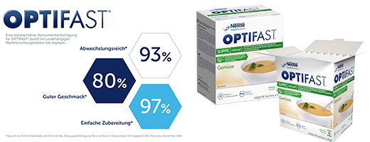 OPTIFAST Çorba Sebze Tozu, 8X55 g