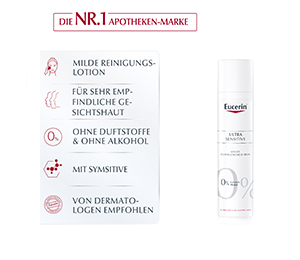 EUCERIN SEH UltraSensitive Temizleme Losyonu, 100 ml
