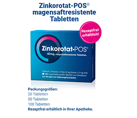 ZINKOROTAT POS enterik kaplı tabletler, 500 adet