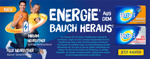BION3 50+ Enerji Tableti, 30 Kapsül