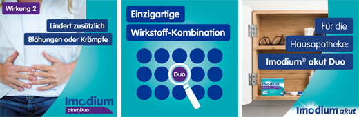 IMODIUM akut duo 2 mg/125 mg tablet, 6 adet