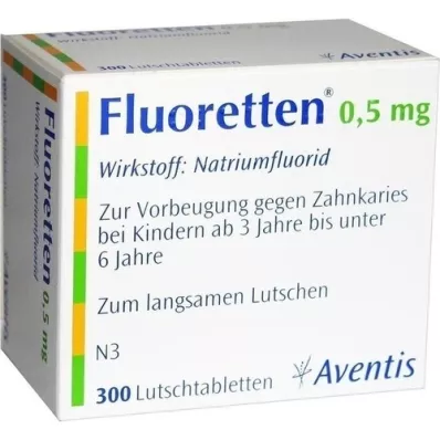 FLUORETTEN 0,5 mg tablet, 300 adet