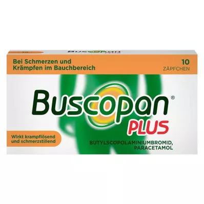 BUSCOPAN artı 10 mg/800 mg fitil, 10 adet
