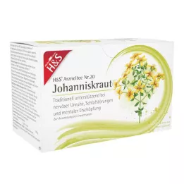 H&S St Johns wort filtre torbası, 20X2.0 g